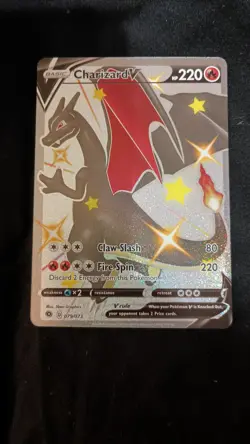 Pokemon TCG Charizard v Champions Path Holo Card 079/073 Secret Rare - Image 1