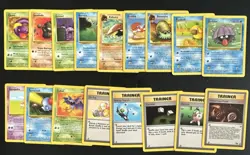 Pokemon FOSSIL common And Trainer Cards 46-62 - Image 1