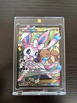 Sylveon EX RC32/RC32 Radiant Collection Full Art Ultra Rare Pokemon Card MP - Image 1
