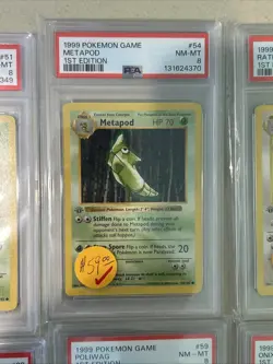 Pokemon Set Of Psa 8 Cards - Image 3