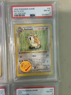 Pokemon Set Of Psa 8 Cards - Image 4