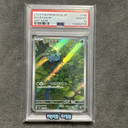 Bulbasaur 166/165 Sv2a: Pokemon Card 151 Holo (Japanese) PSA 10 - Image 1