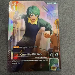 Gundam Card Game TCG Kamille Bidan R+ GD02-097 Alt Art Dual Impact - Image 1