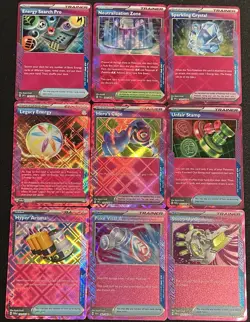 Pokemon TCG ACE SPEC Holo Trainer/Energy 9 Card Lot NM-Mint - Image 1