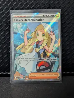Pokemon TCG Mega Evolution Lillie’s Determination Full Art Trainer Card 169/132 - Image 1