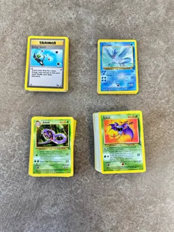 Pokemon Fossil 130+ Card lot - vintage 1999 - 9 Rares - Never Played! - Image 2