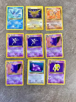 Pokemon Fossil 130+ Card lot - vintage 1999 - 9 Rares - Never Played! - Image 3