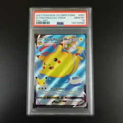 PSA 10 Flying Pikachu Vmax 007/025 Pokemon Celebrations Holo Graded Card - Image 1