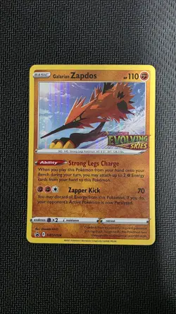Galarian Zapdos - (Prerelease) SWSH124 SWSH: Sword & Shield Promo Cards Holo - Image 1