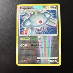 Magnezone 8/130 Reverse Holo Rare Diamond & Pearl Base Set Pokemon Card LP - Image 1