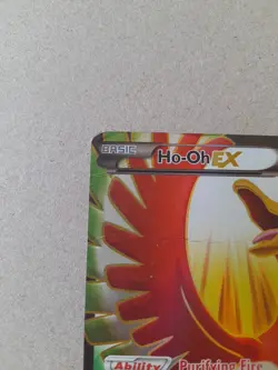 Pokemon TCG Ho-Oh EX Full Art 121/122 Rare Ultra XY Breakpoint Holo Card 2016 - Image 2