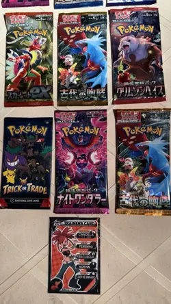 Pokemon TCG Sealed Card Lot 12 Packs +One Trainer Card!!! - Image 4
