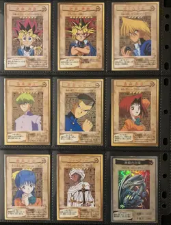 Bandai YU-GI-OH Complete 118 Cards + TA2 Set carddass 1998 Japan TOEI Vintage - Image 2