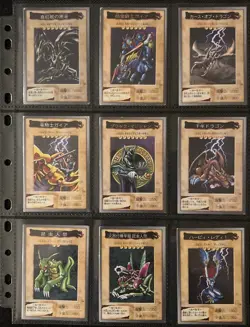 Bandai YU-GI-OH Complete 118 Cards + TA2 Set carddass 1998 Japan TOEI Vintage - Image 3