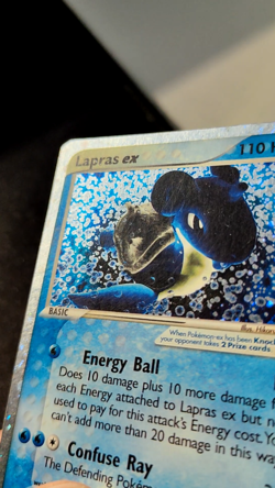 Lapras Ex 99/109 Ultra Rare - Ruby & Sapphire - Holo Pokemon Card English MP - Image 2