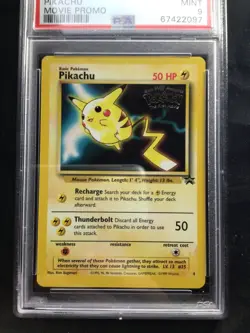 Pokemon Cards: Wizards Black Star Promo: Pikachu 4 PSA 9 - Image 2