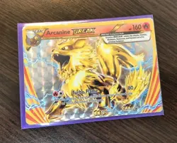 LP! - Arcanine BREAK XY180 Full Art Black Star Promo Pokemon TCG Card - Image 1