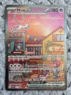 Pokemon 151 Mew EX Full Art UPC Promo SVP Black Star 053 NEAR MINT - Image 1
