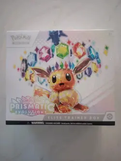 NEW UNOPENED Prismatic Evolutions Elite Trainer Box ETB Scarlet and Violet - Image 1