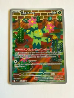 Pokemon Maractus 160/159 Journey Together Illustration Rare Holo NM - Image 1