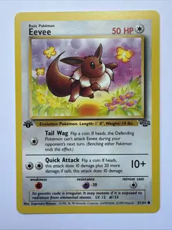 Pokemon Jungle 1st Edition Eevee 51/64 Non Holo NM - Image 1