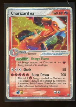 2004 Pokemon EX Fire Red & Leaf Green Charizard EX Holo Foil Rare 105/112 - Image 1