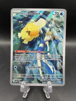 Misty's Psyduck 193/182 IR Illustration Rare Pokemon Destined Rivals - Image 1