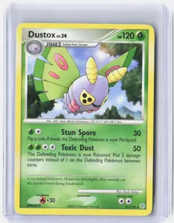 Dustox 25/130 Rare Diamond & Pearl Pokemon Near Mint - Image 1