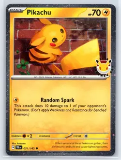 Pikachu (Pokemon Day 2026) 051/162 Holo Miscellaneous Cards & Products Pokemon - Image 1