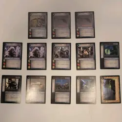 Lord of the Rings TCG Lot of 13 Ringwraith/Morgul Culture/Themed Cards Ulaire - Image 1
