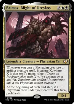 Brimaz, Blight of Oreskos FOIL LP #2 Commander: March of the Machine MTG - Image 1