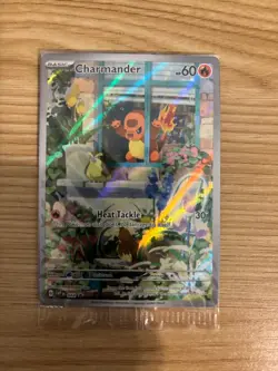Pokemon sealed TCG Charmander Obsidian Flames Promo Card 044 Near Mint - Image 1