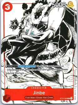 Jinbe (Gift Collection 2023) C One Piece Promotion Cards ST01-005 NM - Image 1