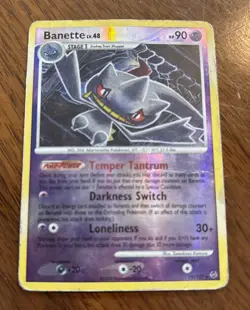 Pokemon Platinum Banette Reverse Holo Card 19/127 2009 HP - Image 1