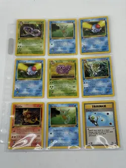 1999 POKEMON FOSSIL 1ST ED BASE PARTIAL SET LOT OF 31 IN 62 CARD SET EX LP - Image 5