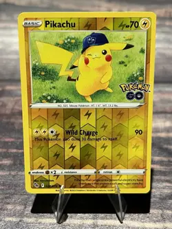 Pikachu 28/78 Reverse Holo Pokemon Go! Pokemon Card - Image 1