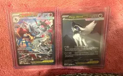 Mega Lucario ex SIR Mega Evolution Pokemon Card 179/132 Me01 HoloMEG EN & Absol - Image 1
