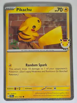 Pikachu (Pokemon Day 2026) 051/162 C Pokemon Miscellaneous Cards & Products NM - Image 1