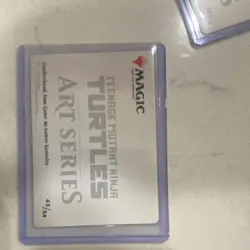 Magic: The Gathering TMNT Art Series 9 Card Bundle - Image 4