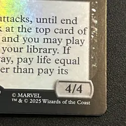 Gwenom Remorseless mtg Foil Promo 056 Magic The Gathering Spider-Man - Image 5