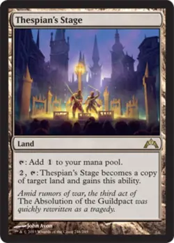 1x Thespian's Stage Heavy Play MTG Magic - Kid Icarus - - Image 1