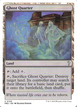 Ghost Quarter (White Border) Mystery Booster 2 Regular - Image 1