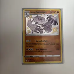 Pokemon L Galarian Runerigus SV066/SV122 Shining Fates Shiny Rare - Image 1
