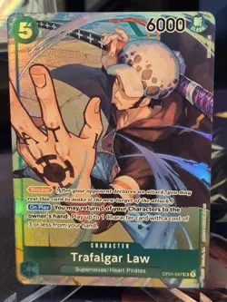 One Piece Card Game - Trafalgar Law - Parallel OP01-047 Romance Dawn - NM - Image 1