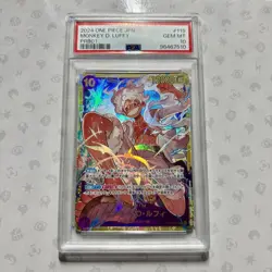 Monkey D Luffy OP05-119 PSA 10 SEC One Piece Japanese PRB01 - Image 1
