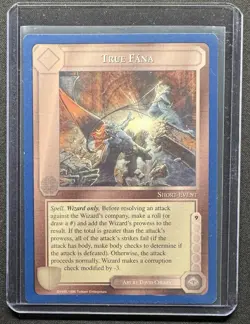 Mint Rare TRUE FANA Middle Earth CCG Card NM Unlimited Blue Border ￼ - Image 1
