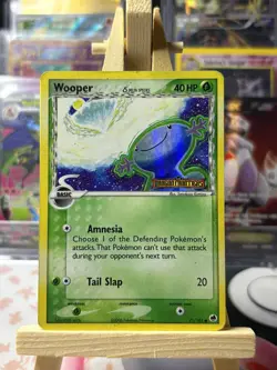 Pokemon TCG Card | Wooper 71/101 / EX Dragon Frontiers | Reverse Holo Stamped - Image 1