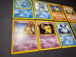 LOT of 8 Pokemon Base Set Pokemon TCG Cards RARE - Image 2
