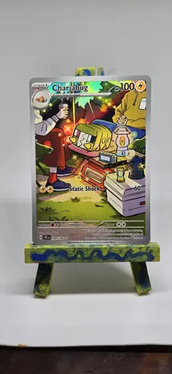 Pokemon Card - Charjabug Temporal Forces 169/162 Illustration Rare - Image 1