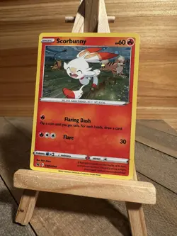 Pokemon SWSH: Sword & Shield Promo Card Scorbunny #SWSH244 NM/LP - Image 1